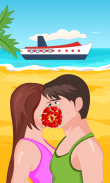 Kissing Game-Beach Couple Fun screenshot 4