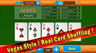 Video Poker Game - Royal Flush screenshot 4