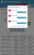 Timesheets Mobile (Approval) - MPMR screenshot 3