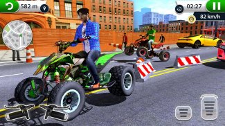 ATV City Traffic Racing Games 2019 screenshot 5