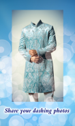 Men Sherwani Montage Maker screenshot 0