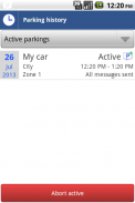 Parking SMS Scheduler screenshot 4