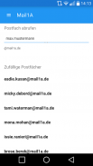 Mail 1A - Wegwerf Mail screenshot 0