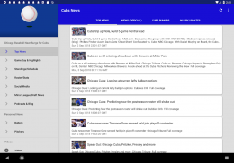 Chicago Baseball News Blue Edition for Cubs Fans screenshot 11