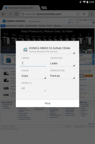 Konica Minolta Print Service 1 10 Download Android Apk Aptoide