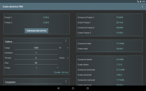Consumo Eléctrico screenshot 4