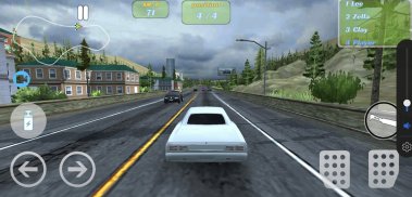 City driving in car racing screenshot 6