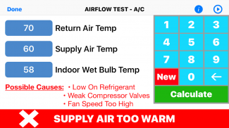 SuperCool HVAC troubleshoot/ duct sizing/ charging screenshot 1