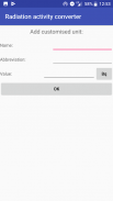 Radiation activity converter screenshot 1