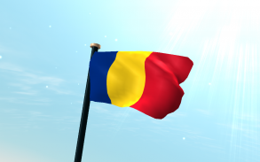 Romania Flag 3D Free Wallpaper screenshot 0