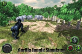 Angry gorilla vs Dinosaur: Wild Jungle Battle screenshot 1