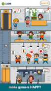 idle Gym - manage family fitness center simulation screenshot 0