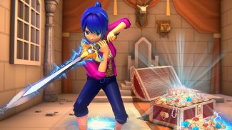 Anime Sword 3d Guardian Impact : Sword Fighting 3D screenshot 2