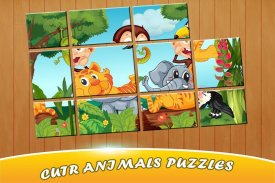 Kids Animal Schiebe-Puzzle screenshot 3