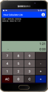 Hour Calculator Lite screenshot 1