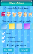Kittycorn Notepad (with password) screenshot 4