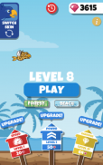 Lazy tropical Bird Adventure - Tap, Flap and Fly screenshot 2