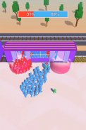 Crowd Train 3ِD screenshot 1