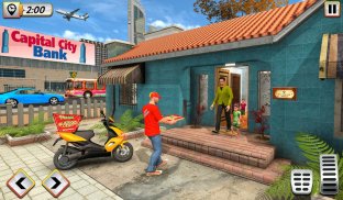 Pizza Delivery Boy Bike Games screenshot 9