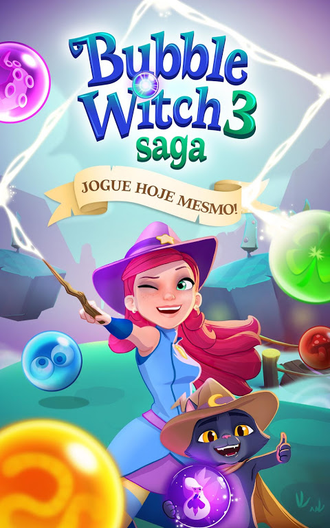 Bubble Witch 3 Saga é um novo jogo dos mesmos criadores de 'Candy Crush Saga'  