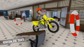 Office Motorcycle Racing Stunt screenshot 5