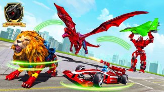 Flying Dragon - Car Robot Game screenshot 10
