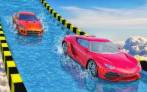 Water Slide Extreme Car Racing screenshot 0