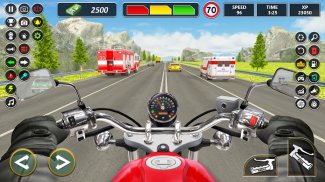ทางหลวงการจราจรที่แท้จริง Bike Racer screenshot 2