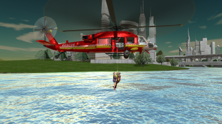 City Rescue Ambulance Helicopter & Boat Simulator screenshot 0
