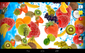 Fruits Live Wallpaper screenshot 0