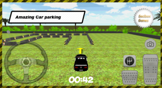 3 डी पुलिस कार पार्किंग screenshot 0