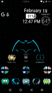 Blue Holo Batcons Icon Skins screenshot 1
