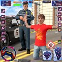 Juego de coches de policía 3d Icon