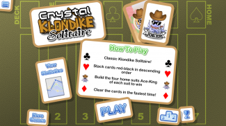 Crystal Klondike Solitaire screenshot 2