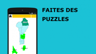Carte Jeu Puzzle 2020 - Bénin - Départements screenshot 0