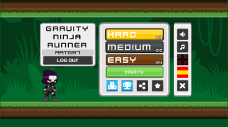 Gravity Ninja Runner 🔪 screenshot 1