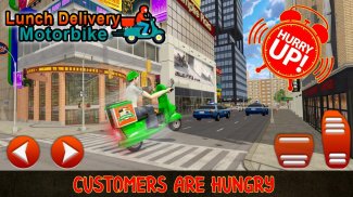 Moto Bike Pizza Delivery Games: Food Cooking screenshot 1