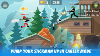 Stick Combats: Juego de disparos JcJ en línea screenshot 12