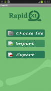 Export Import Excel Contacts screenshot 1