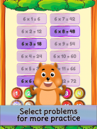 Juegos de tablas de multiplicar gratis para niños screenshot 9