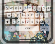 Cute Theme V Kim Taehyung Keyboard screenshot 1