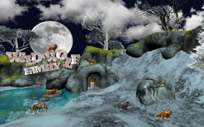 Arctic Wolf Family Simulator: Trò chơi động vật ho screenshot 4