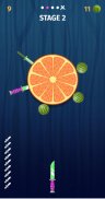 Knife Hit Fruit Game screenshot 6