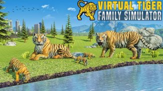 виртуальный тигр семья тренажер: дикий тигр игры screenshot 2