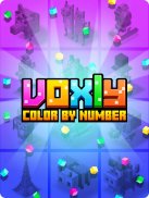 Color by Number 3D, Voxly - Unicorn Pixel Art screenshot 9