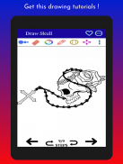 How to Draw Skull Tattoo Easy screenshot 6
