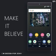 LITTLE™ XPERIA Theme | A DARK 🎨Design For SONY screenshot 4