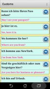 العبارات الألمانية للمسافر screenshot 3