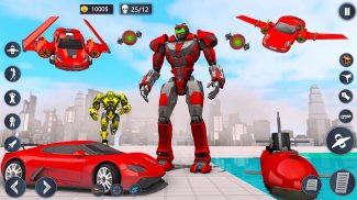 Flying Car Robot Game Car Game screenshot 3