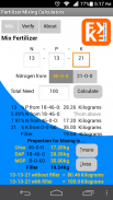 Fertilizer Mixing Calculators screenshot 0